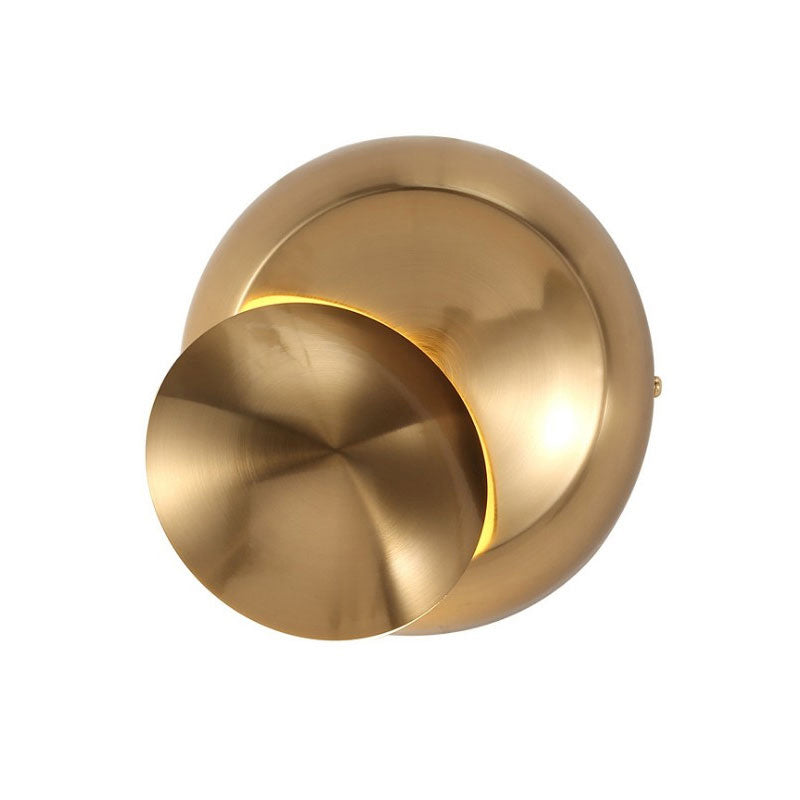 Nordic Moon-Shaped Led Sconce: Moveable Bedside Wall Light