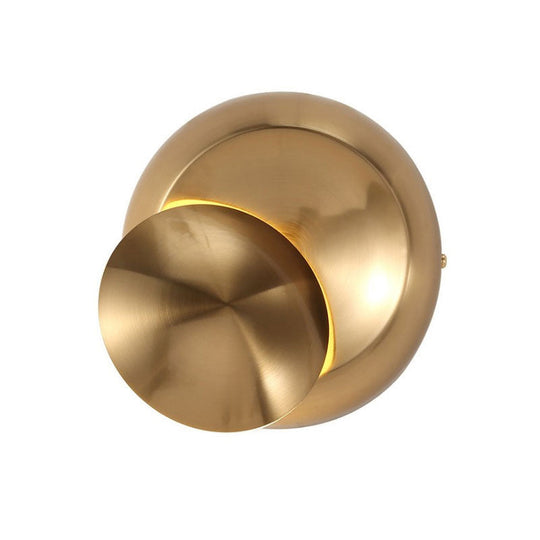 Nordic Moon-Shaped Led Sconce: Moveable Bedside Wall Light