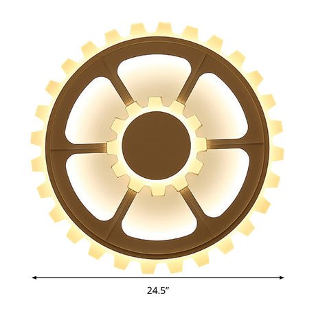 Modern White Led Flower Ceiling Light For Kids’ Bedroom