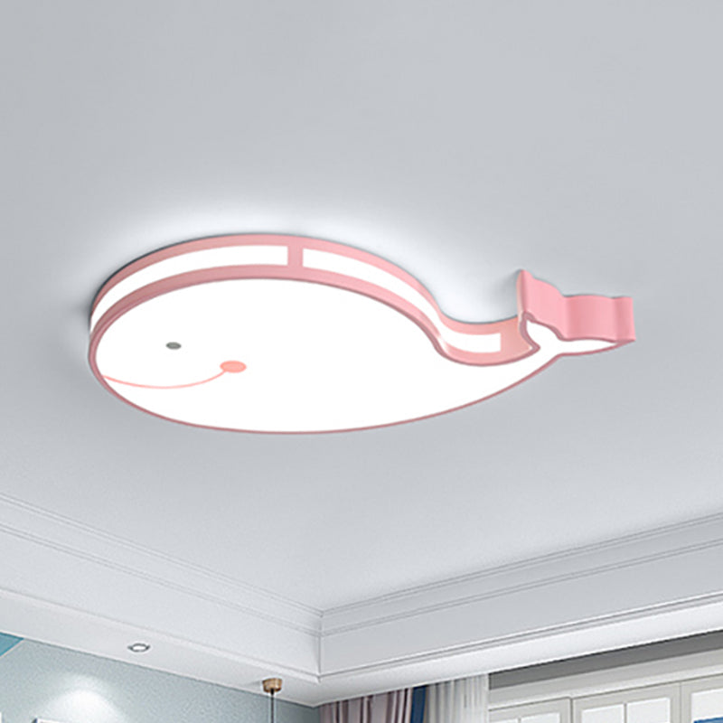 Whale Baby Cartoon Led Flush Mount Ceiling Light For Bedroom’ This Revised Title Maintains The