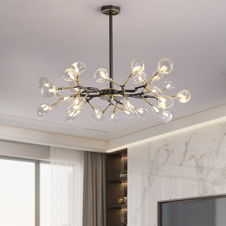 Glowworm Chandelier - Postmodern Acrylic Hanging Light For Dining Room