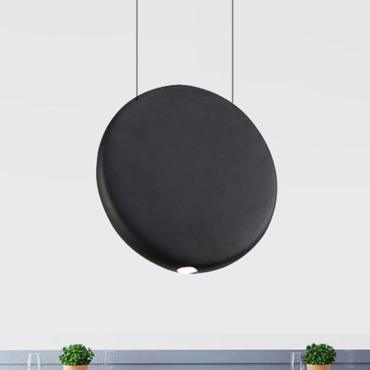 Modern Nordic Resin Pendant Lamp In Black/Grey/Green With Led Warm/White Light 3 Sizes Black / 6