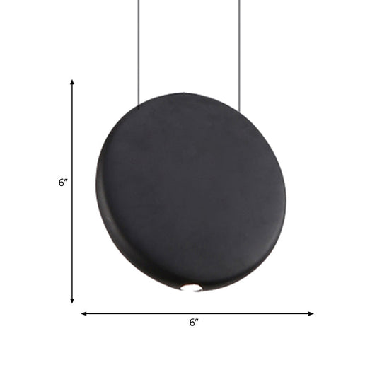 Nordic Led Resin Hanging Lamp Black/Grey/Green Round Suspension Pendant Warm/White Light 6’/8.5/12’W