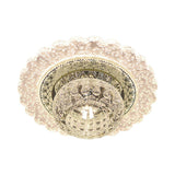 Clear Crystal Led Flush-Mount Ceiling Light Fixture For Aisle With Modernist Design
