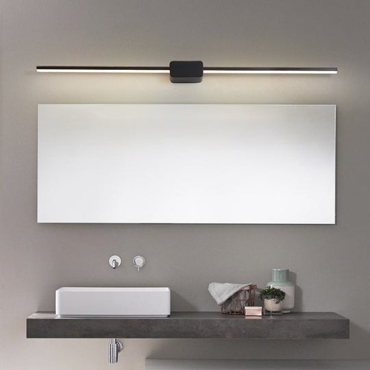 Sleek Led Sconce For Minimalist Bathroom Vanity Lighting