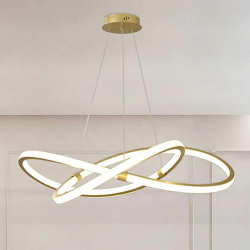Gold Nordic Led Pendant Chandelier For Bedrooms