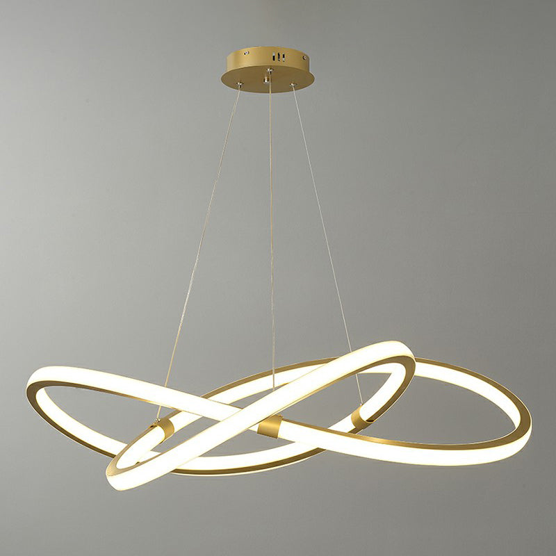 Gold Nordic Led Pendant Chandelier For Bedrooms
