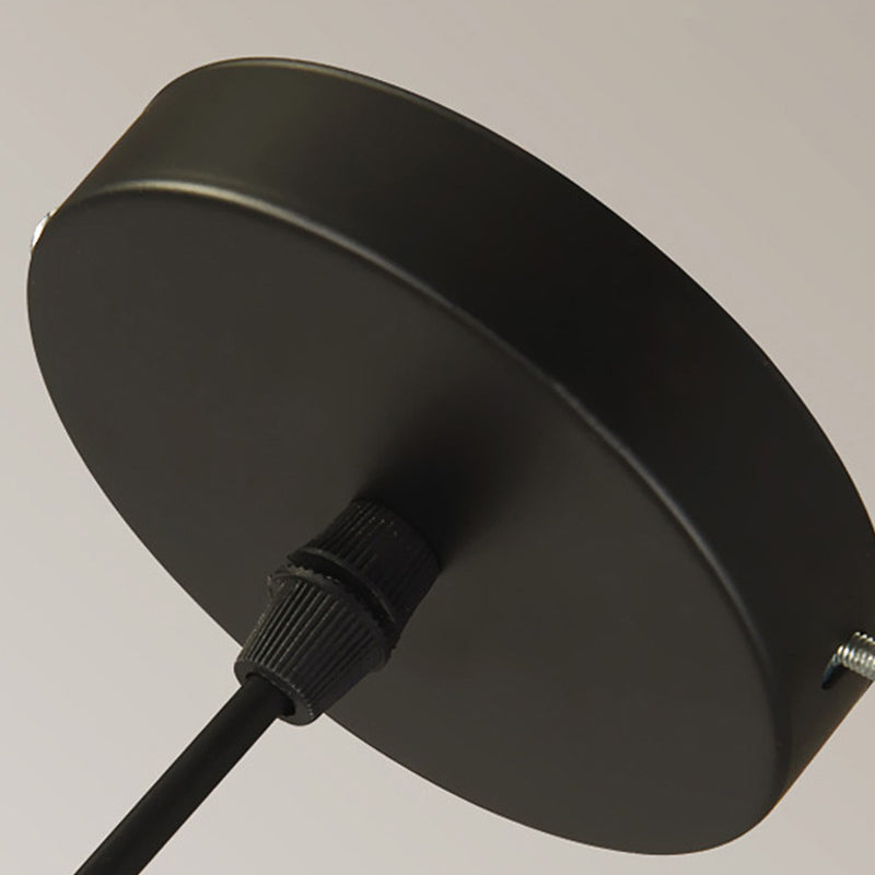 Iron Wireframe Globe Pendant Light - Industrial Ceiling Lamp With 1 Bulb For Restaurants