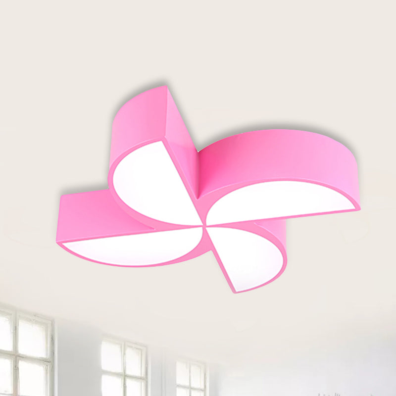 Modern Acrylic Toy Windmill Ceiling Light: Perfect For Game Rooms And Hallways Pink / 19.5’ White