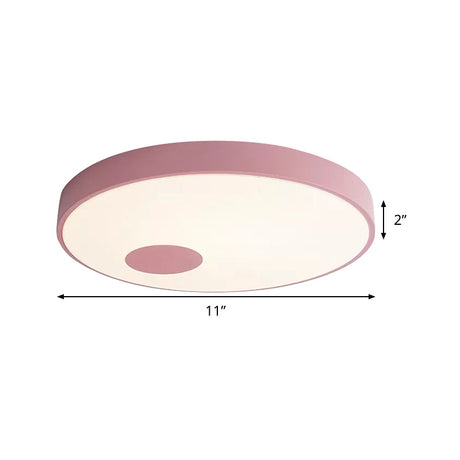 Sleek Nordic Candy Colored Ceiling Lamp For Kindergartens