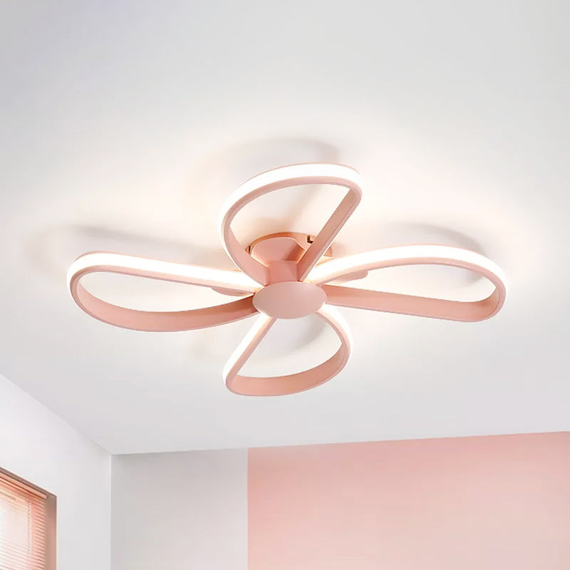 Nordic Stylish Led Ceiling Lamp - Blossom Shape Ideal For Kid’s Bedroom