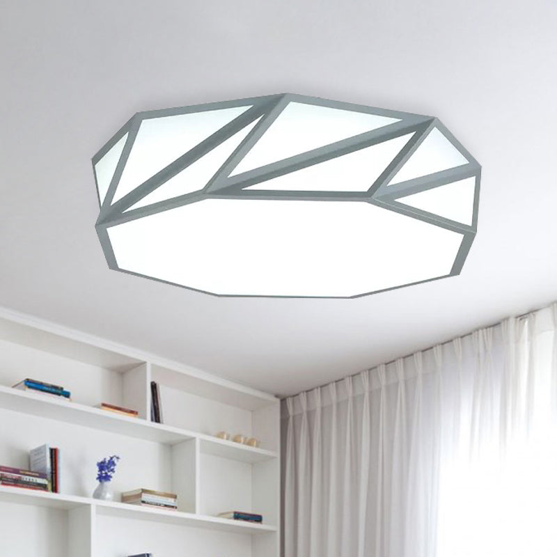 Macaron Led Ceiling Light: Stylish Flushmount For Adult Kid Bedroom
