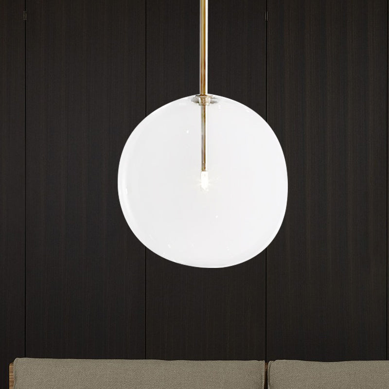 Clear Glass Led Pendant Light - Post-Modern Global Design For Dining Room 1 6’/7’/8’ Wide