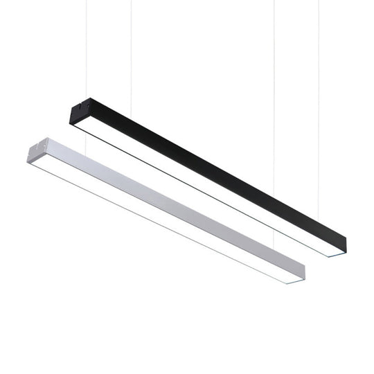 Sleek Acrylic Bar Led Suspension Pendant Light For Office Spaces