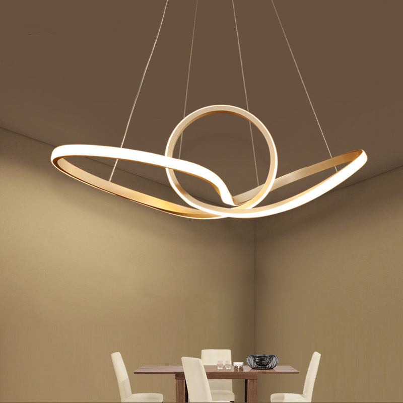 Sleek Acrylic Pendant Ceiling Light With Led Ideal For Dining Room Creating A Simplicity-Inspired