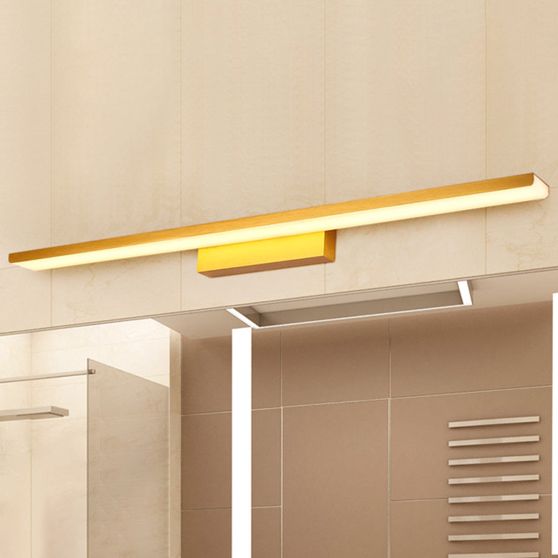 Nordic Led Vanity Light In Sleek Bar Design For Modern Bathroom Decor Gold / 16 Warm