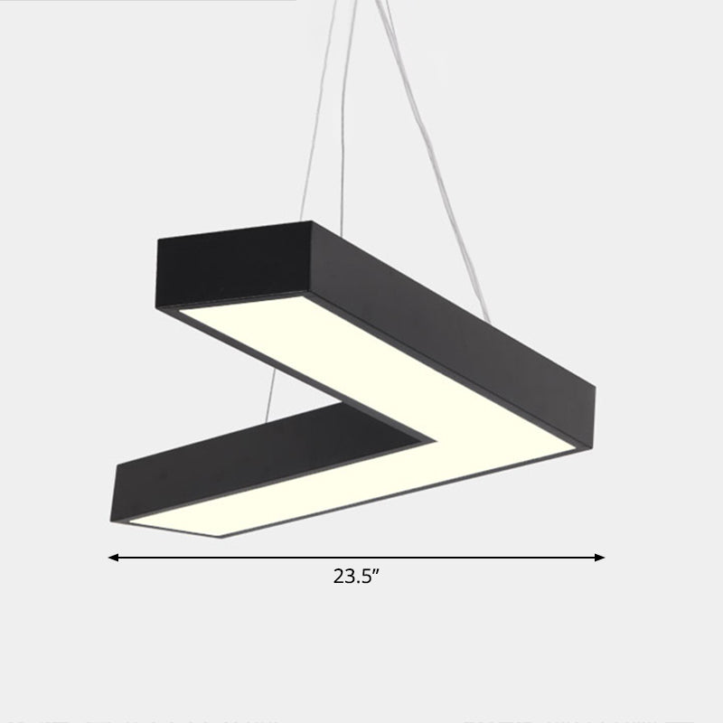 Sleek Metal V - Shaped Led Flush Mount Ceiling Light For Reception Room