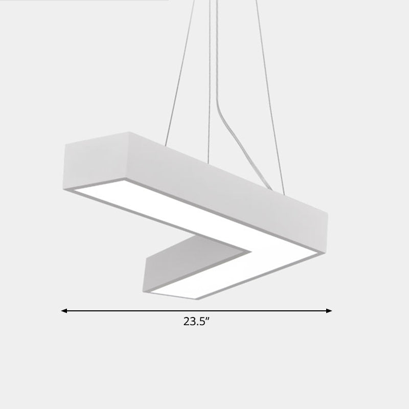 Sleek Metal V - Shaped Led Flush Mount Ceiling Light For Reception Room