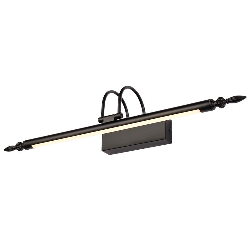 Vintage Led Rotatable Tube Wall Light For Bath Vanities - Metal Mounted Lighting