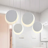 Anna - Moon Shaped Pendant Nordic Metal 3/4/5 Lights Cluster Light