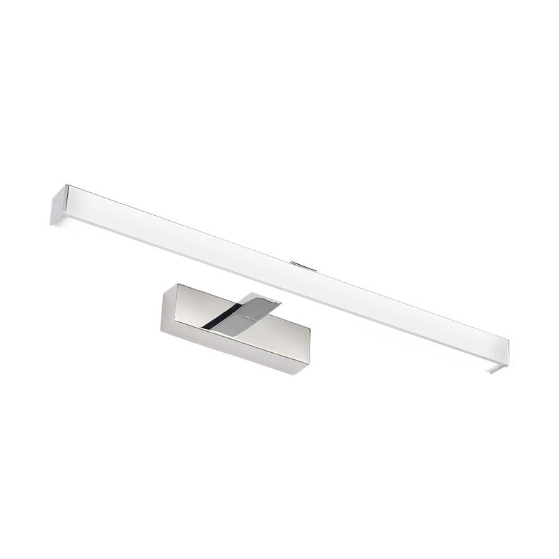 Minimalist White Rod Acrylic Led Wall Lamp - Bathroom Vanity Light