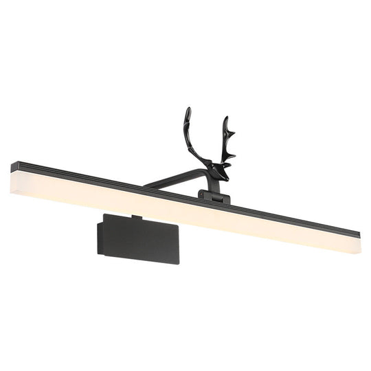 Country Style Adjustable Led Vanity Mirror Light With Acrylic Design Wall Sconce Lighting