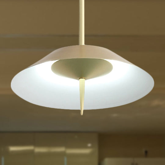 Metal Nordic Style Pendant Light - Black/Copper/Gold Cone Shade Perfect For Dining Rooms