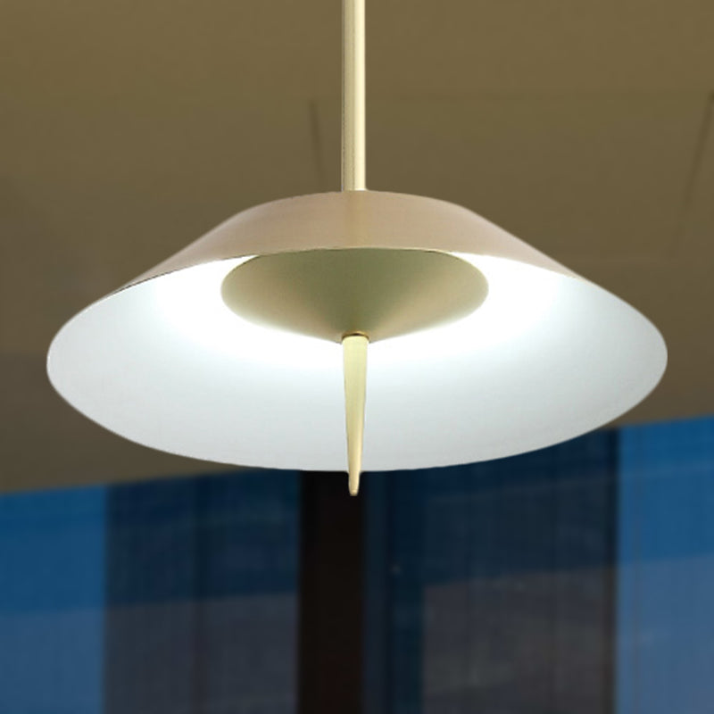 Metal Nordic Style Pendant Light - Black/Copper/Gold Cone Shade Perfect For Dining Rooms