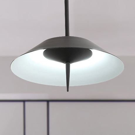 Nordic Style Metal Pendant Light With Cone Shade - Black/Copper/Gold Finish Ideal For Dining Room &