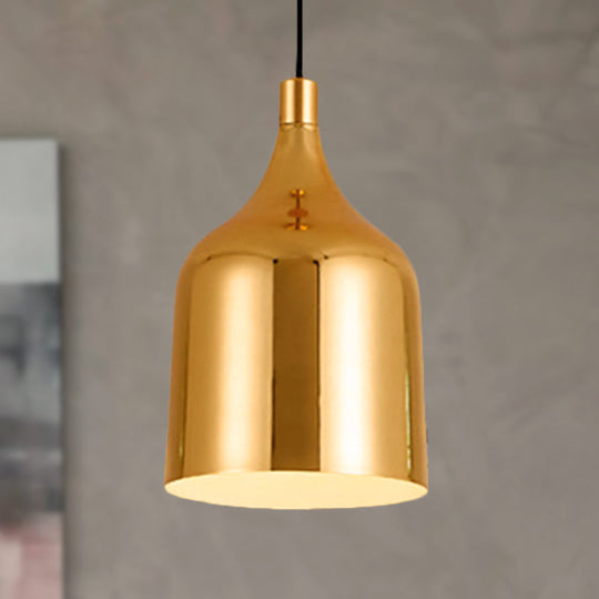 Retro Style Gold Metal Ceiling Pendant Light - 6’ 8’ And 10.5’ Diameter Options /