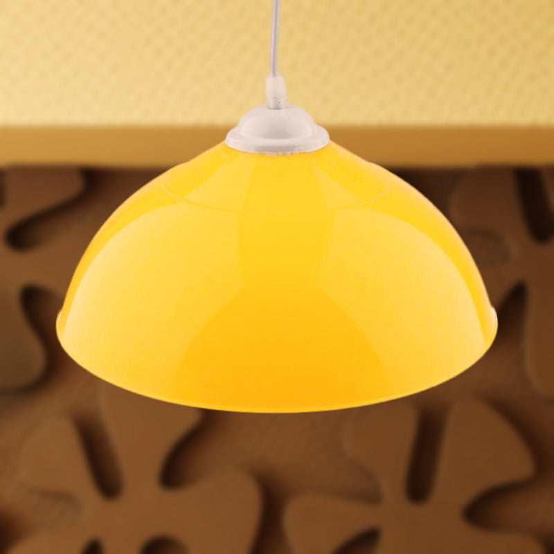 Modern Metallic Pendant Light In Polished Black/Grey - 1-Light Ceiling Hanging Fixture For Dining