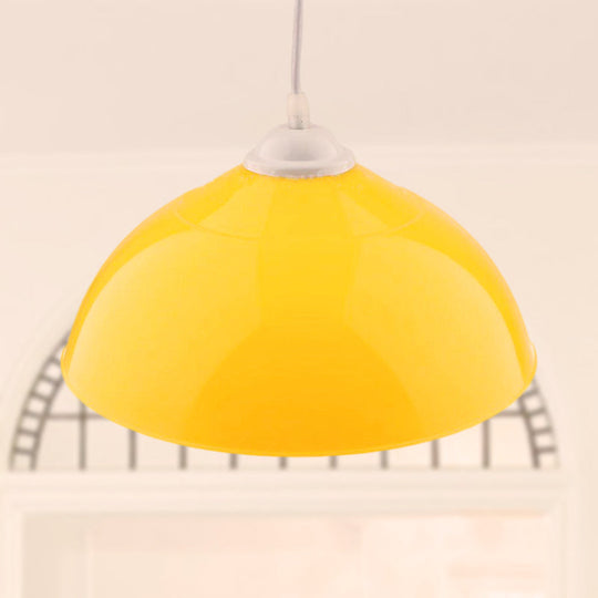 Modern Metallic Pendant Light In Polished Black/Grey - 1-Light Ceiling Hanging Fixture For Dining