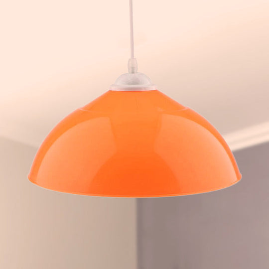 Modern Metallic Pendant Light In Polished Black/Grey - 1-Light Ceiling Hanging Fixture For Dining