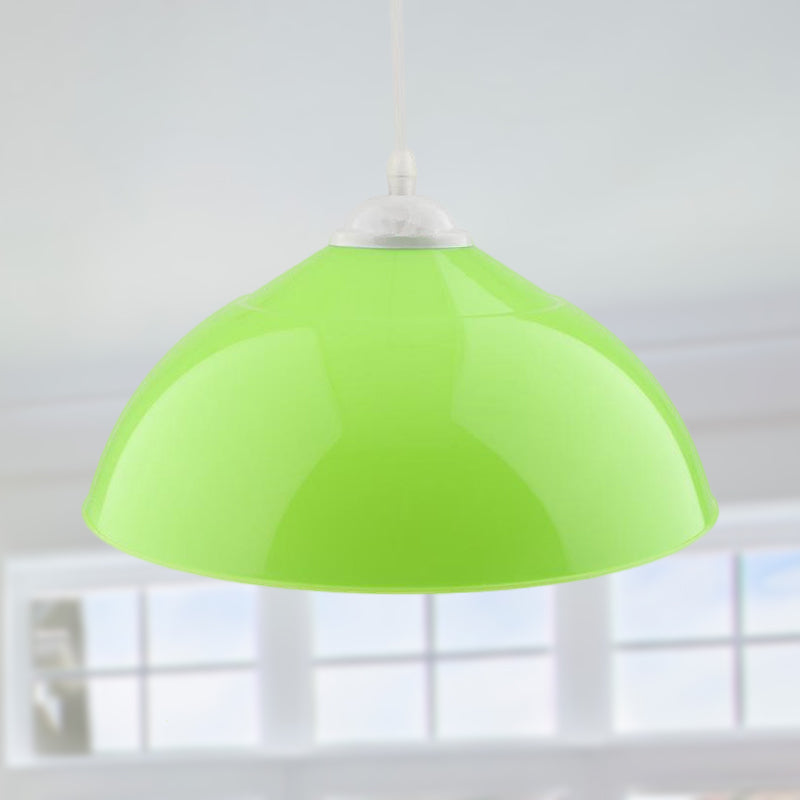 Modern Metallic Pendant Light In Polished Black/Grey - 1-Light Ceiling Hanging Fixture For Dining