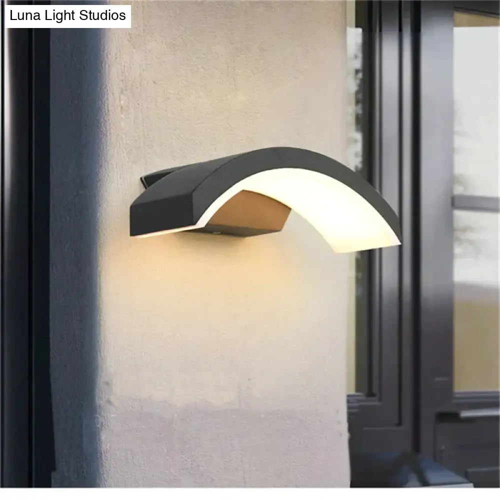 24W Led Outdoor Waterproof Walkway Front Door Garden Porch Wall Light Modern Indoor Corridor