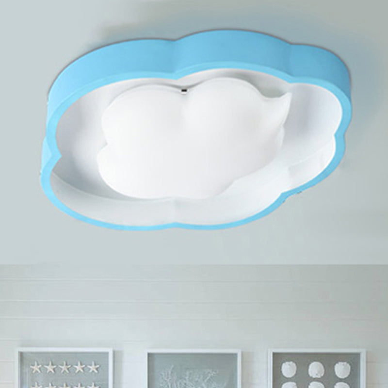Modern Led Ceiling Fixture For Cloud - Inspired Children’s Bedroom