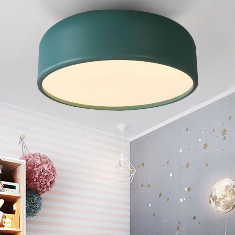 Nordic Led Ceiling Light For Kid’s Bedroom With Acrylic Dome Shade