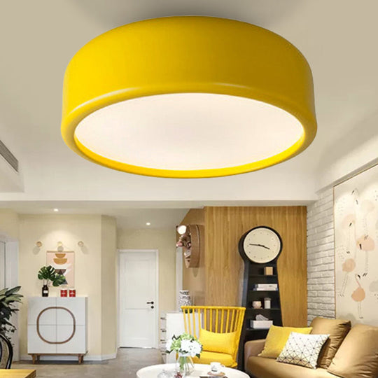 Nordic Led Ceiling Light For Kid’s Bedroom With Acrylic Dome Shade