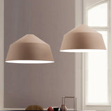 Nordic Metallic Pendant Lamp With Adjustable Cord - Perfect For Hotels And Barns