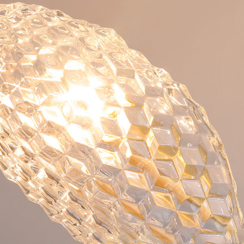 Modern Crystal Beveled Shade Wall Sconce Light - Elegant Brass 1-Light Fixture For Hallway