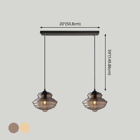 Modern Glass Pendant Lighting For Dining Room Table