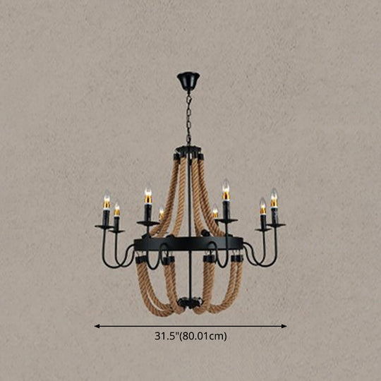 Industrial Wagon Wheel Chandelier With Adjustable Chain For Restaurant Ceiling