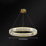 Modern Led Crystal Chandelier For Living Room Suspension Pendant Light