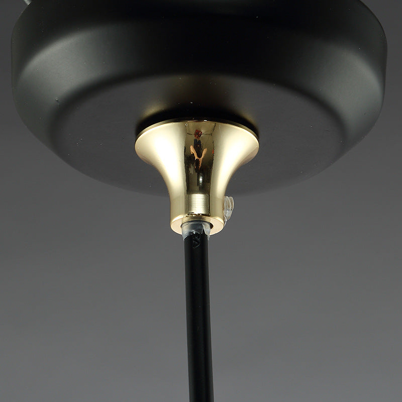 Modern Hanging Pendant Lights - Double Glass Teardrop Design Ideal For Living Room