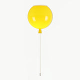 Modern Led Balloon Flush Mount Ceiling Light For Kindergartens Yellow / 8’