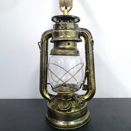 Industrial Vintage Hemp Rope Horse Lamp Chandelier For Restaurants - Metal Hanging Fixture Bronze