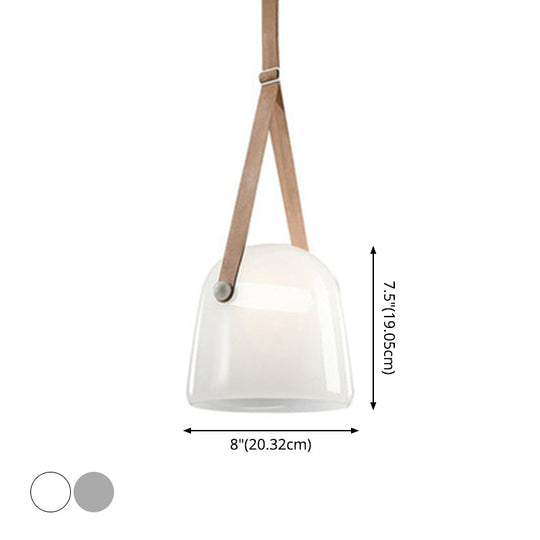 Led Glass Dome Pendant Light For Kitchen Island