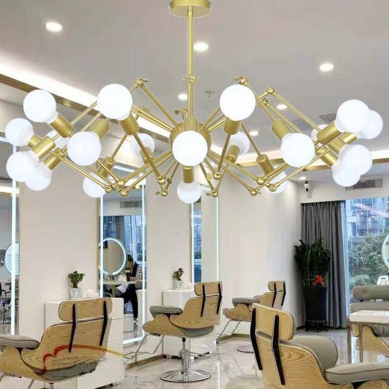 Industrial Sputnik Chandelier For Bar Or Coffee Shop