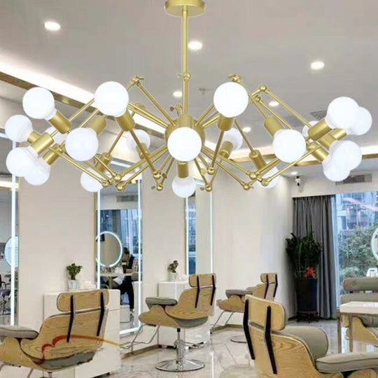 Industrial Sputnik Chandelier For Bar Or Coffee Shop