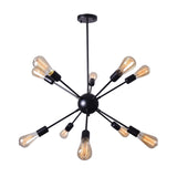 Industrial Vintage Chandelier - 10-Light Pendant Light Fixtures For Living Room Restaurant And Bar